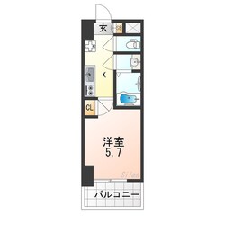 東部市場前駅 徒歩4分 4階の物件間取画像